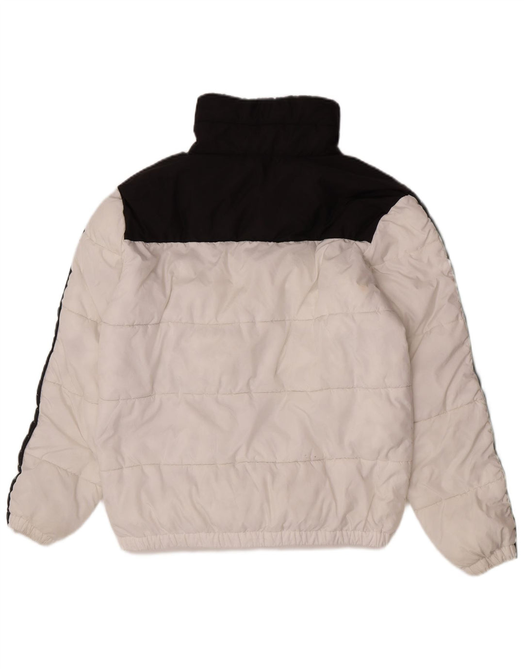 Kappa Mens Padded Jacket UK 40 Large White Colourblock Polyester