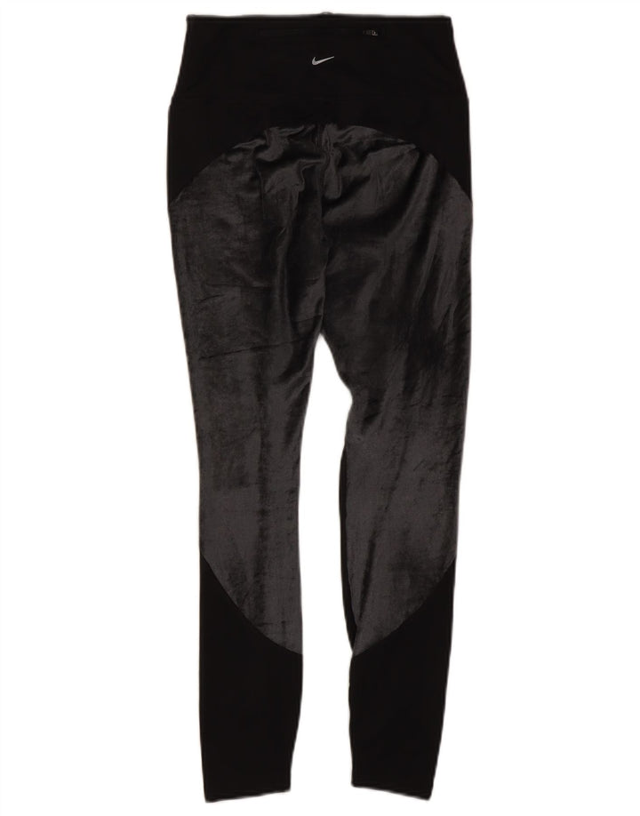 Nike Womens Dri Fit Leggings UK 8 Small Black