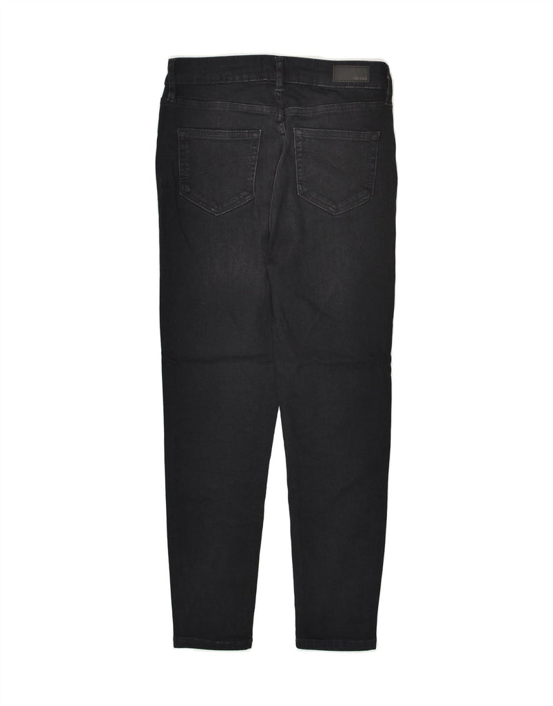 FAT FACE Womens Harlow High Waist Jeans UK 10 Small W27 L26 Black Cotton | Vintage Fat Face | Thrift | Second-Hand Fat Face | Used Clothing | Messina Hembry 