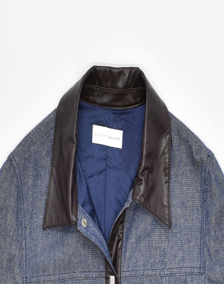 PENNY BLACK Womens Denim Jacket UK 16 Large Blue Cotton | Vintage | Thrift | Second-Hand | Used Clothing | Messina Hembry 