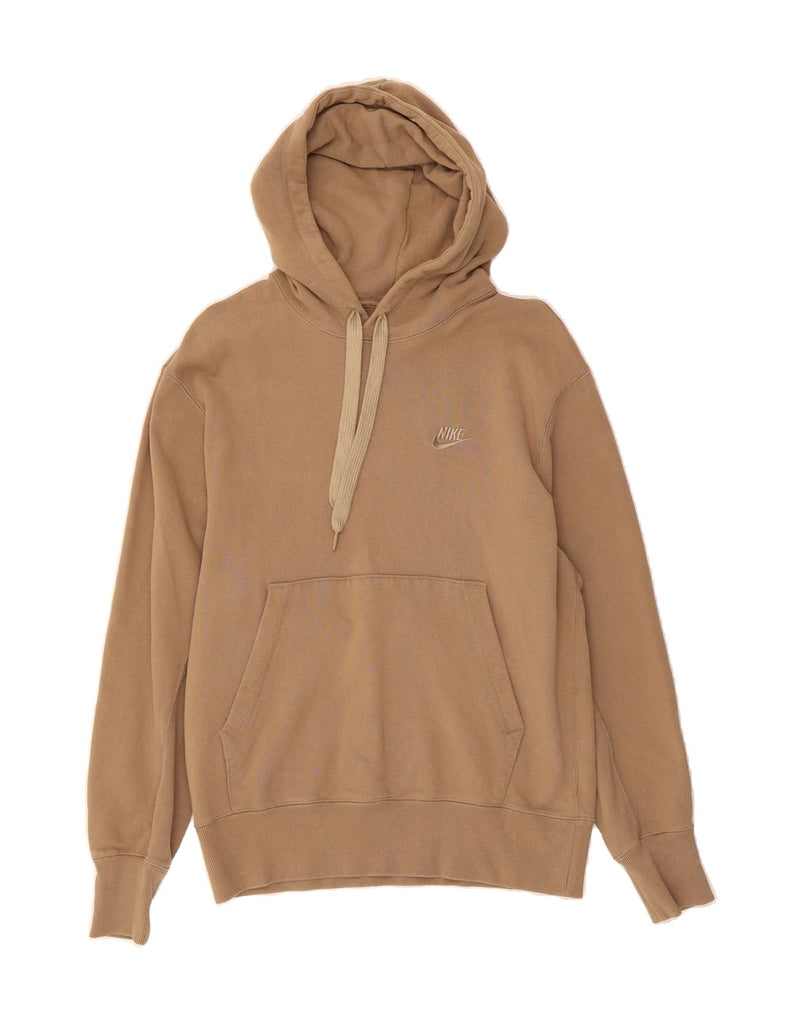 NIKE Mens Hoodie Jumper Small Brown Cotton Vintage Nike and Second-Hand Nike from Messina Hembry 