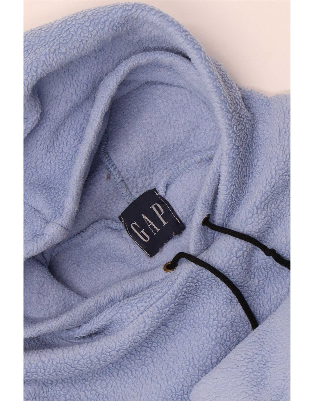Gap Mens Graphic Hooded Fleece Jumper Large Blue