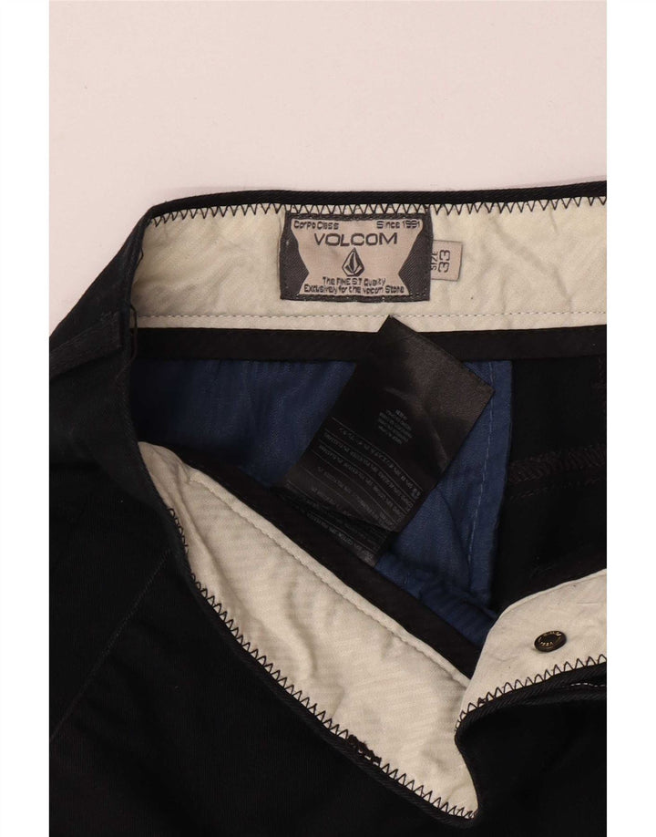 Volcom Mens Chino Shorts W33 Medium Black Cotton