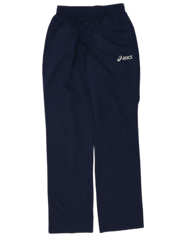 Asics Mens Tracksuit Trousers Medium  Navy Blue Polyester