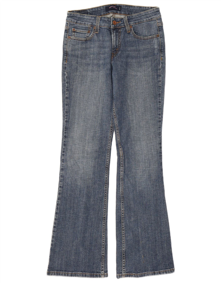 LEVI'S Womens 518 Super Low Bootcut Jeans US 5 Medium W28  L31 Blue Cotton