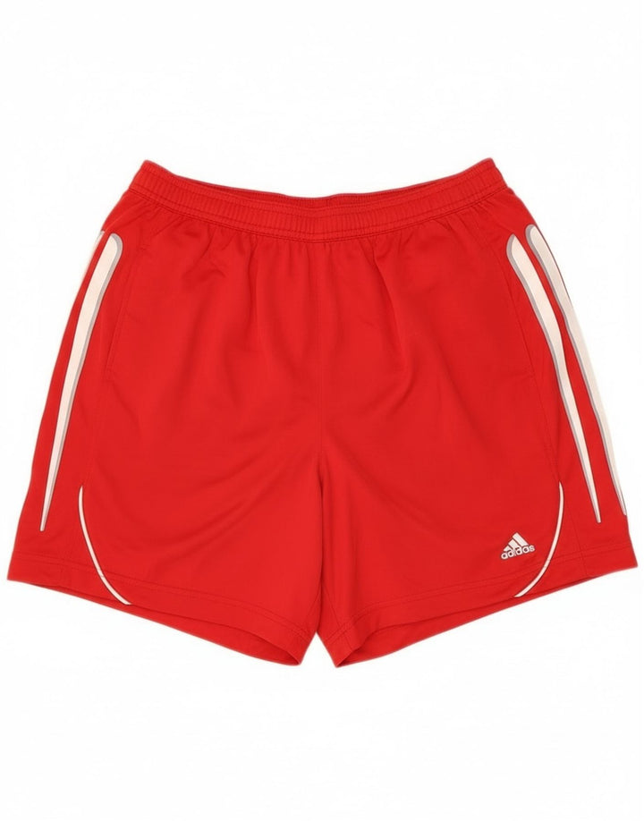 Adidas Mens Sport Shorts Medium Red Polyester
