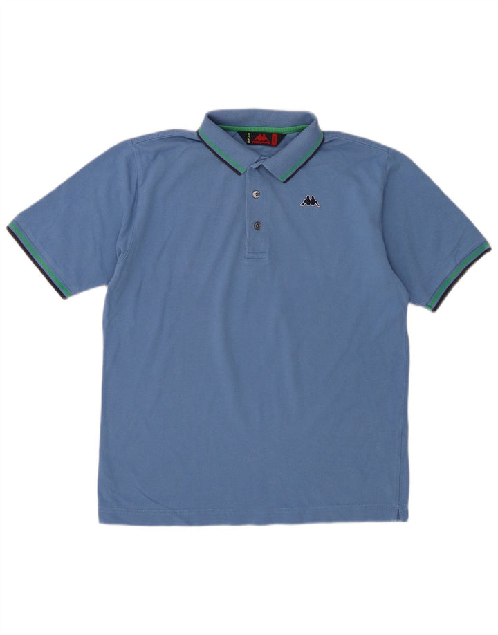 Kappa Mens Polo Shirt Small Blue Cotton