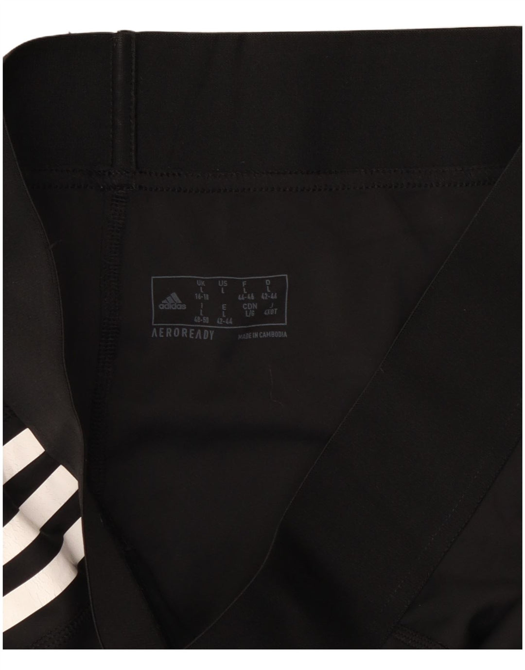 Adidas Womens Aeroready Leggings UK 16/18 Large Black