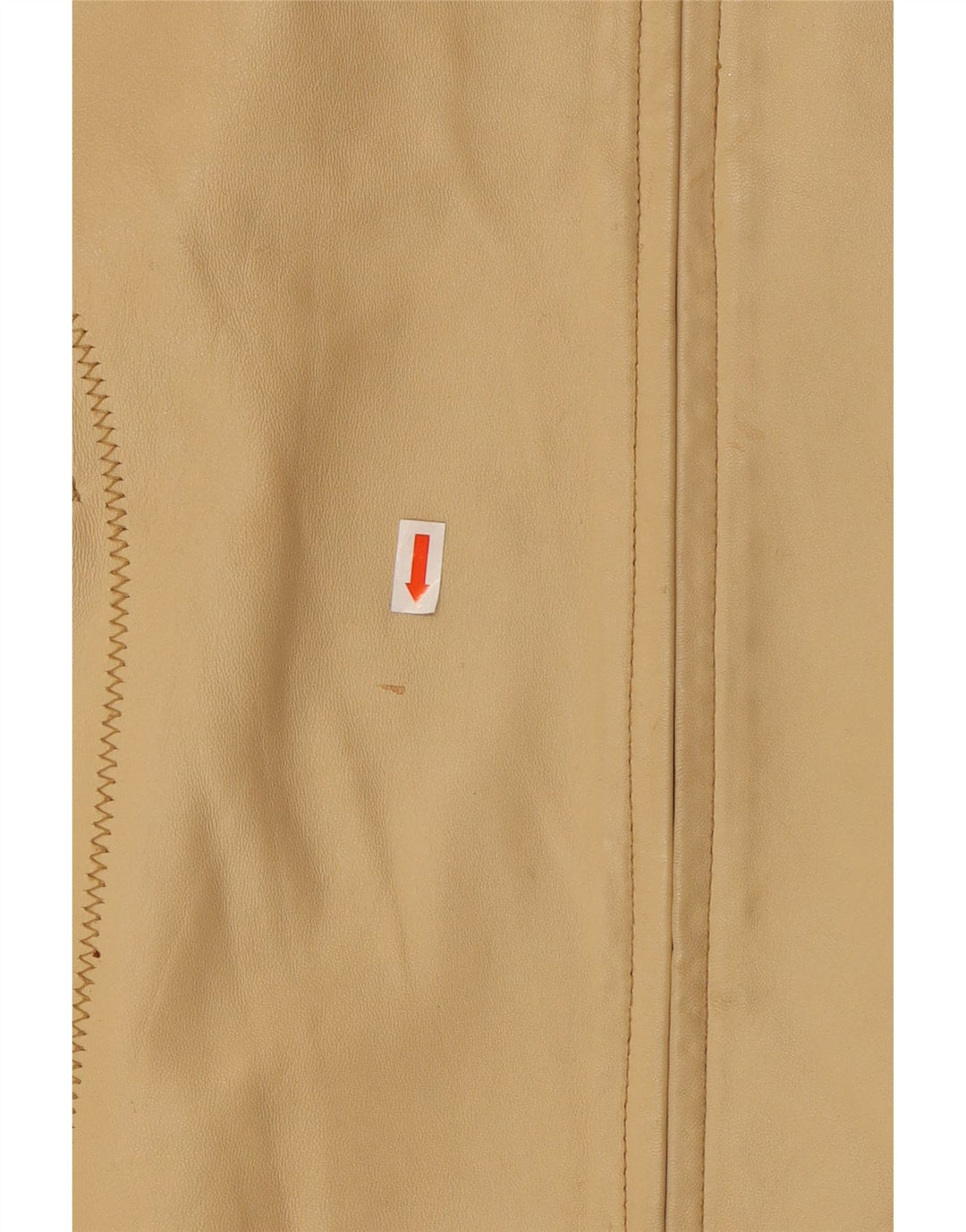 Conbipel Womens Leather Jacket IT 48 XL Beige Leather