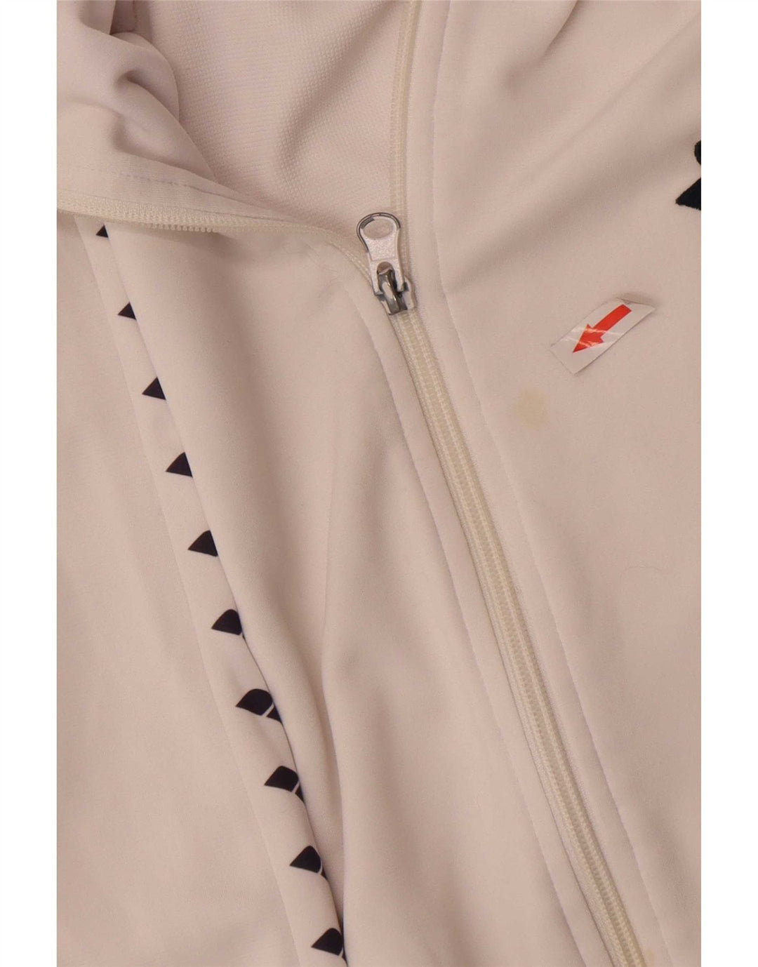 Arena Mens Graphic Tracksuit Top Jacket XL White Polyester