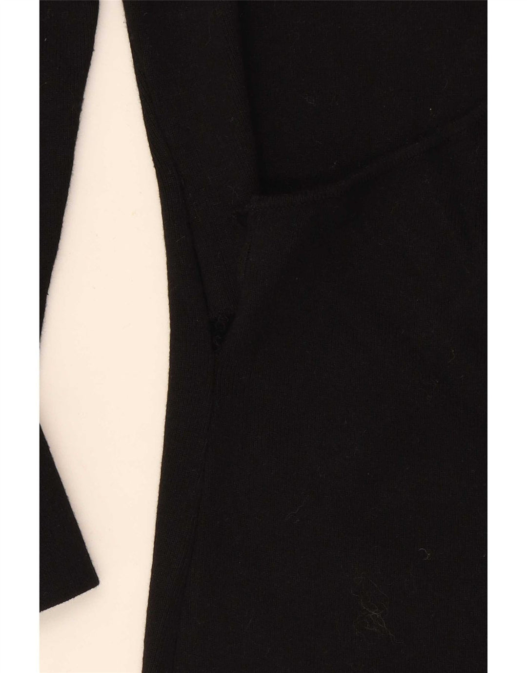 Dkny Womens Boat Neck Jumper Sweater UK 12 Medium Black Cotton