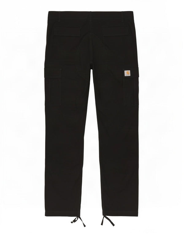 Carhartt Mens Straight Cargo Trousers W34 L34 Black Cotton