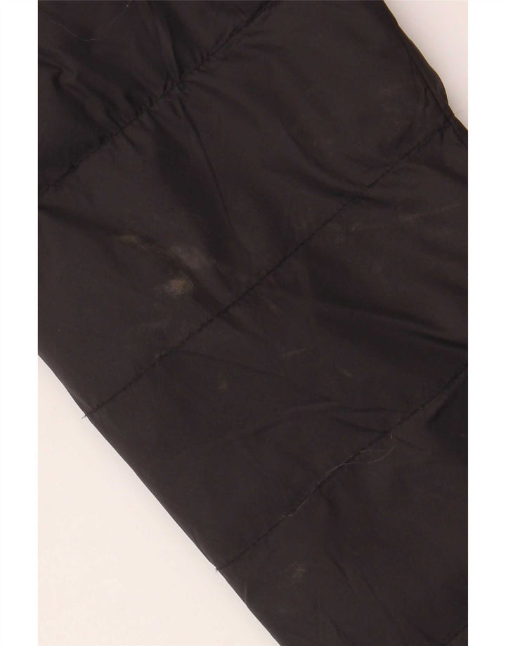 Mountain Warehouse Mens Hooded Padded Jacket UK 34 XS Black Polyamide