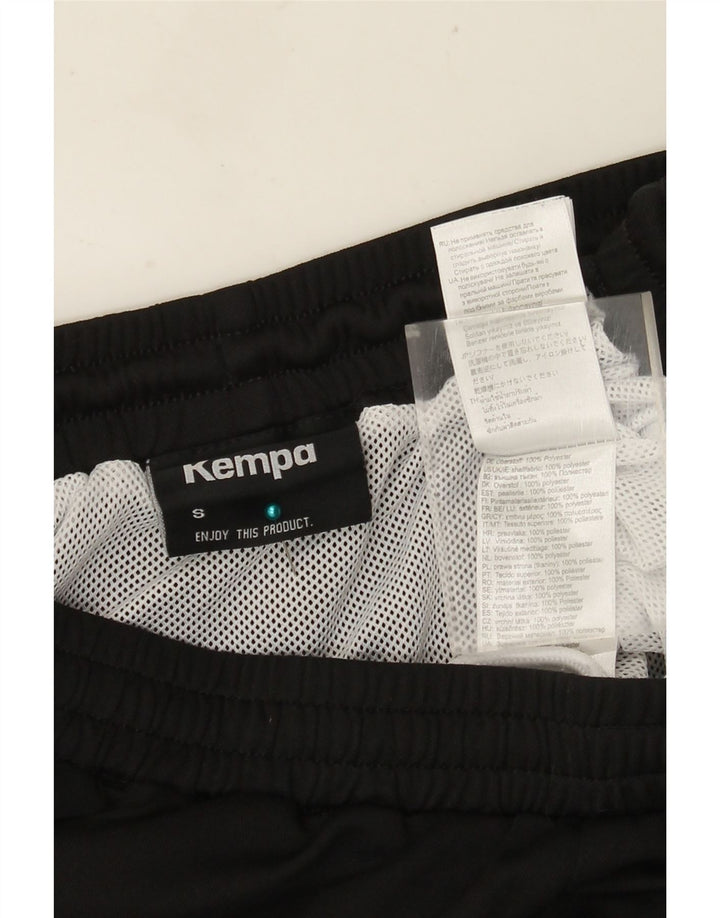 Vintage Mens Swimming Shorts Small Black Polyester