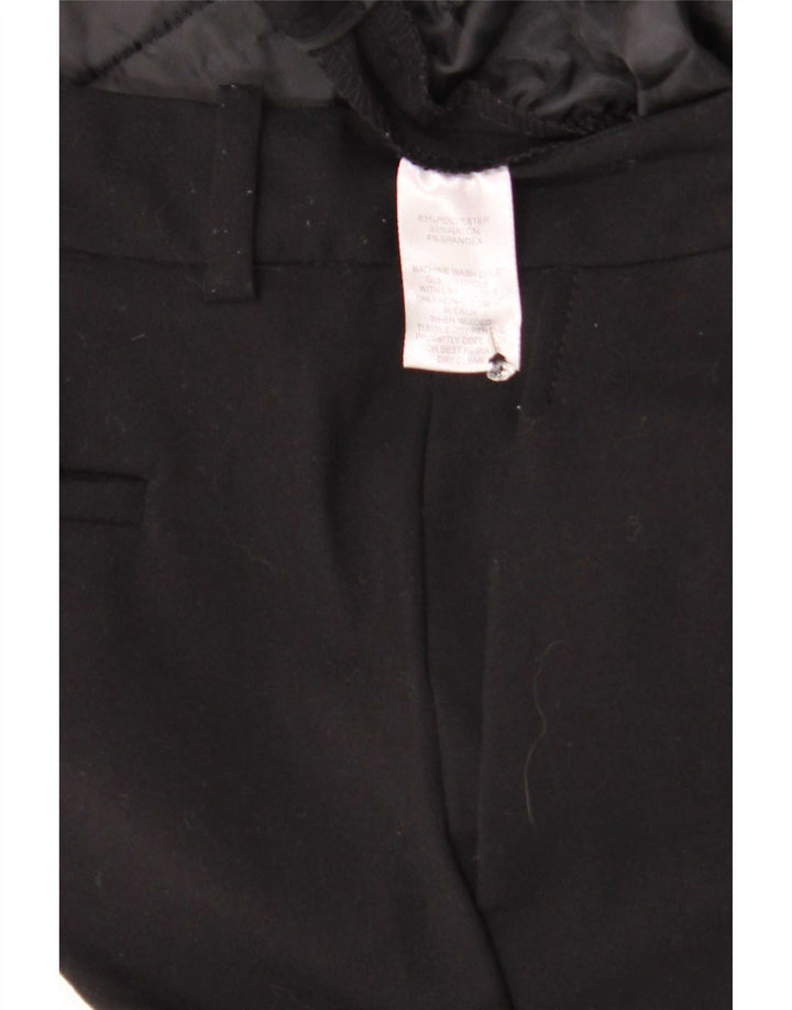 Calvin Klein Womens Bootcut Suit Trousers W32 L30 Black Polyester