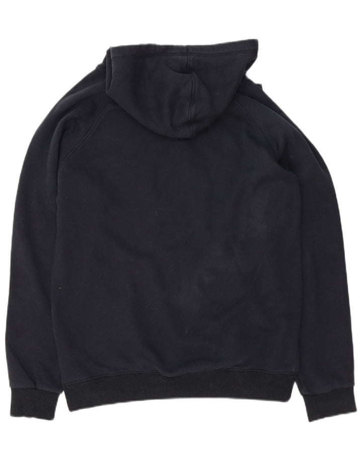 Adidas Mens Graphic Hoodie Jumper Medium Black Cotton