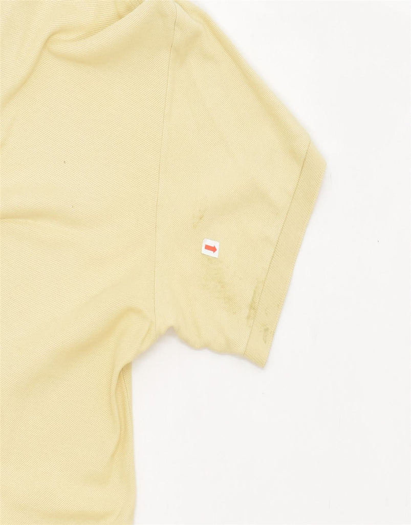 FILA Mens Polo Shirt IT 46 Small Yellow Cotton | Vintage | Thrift | Second-Hand | Used Clothing | Messina Hembry 