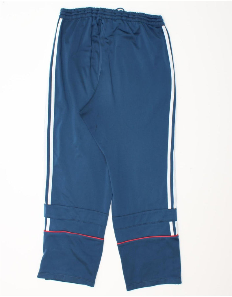 ADIDAS Mens Tracksuit Trousers UK 36/38 Small Navy Blue Polyester Vintage Adidas and Second-Hand Adidas from Messina Hembry 