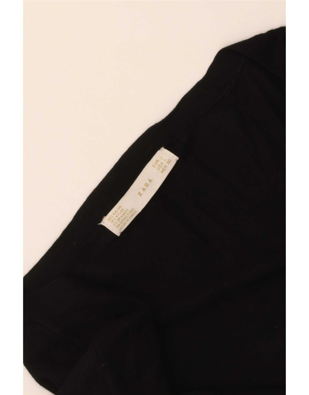 Zara Womens Cardigan Sweater UK 14 Large Black Rayon