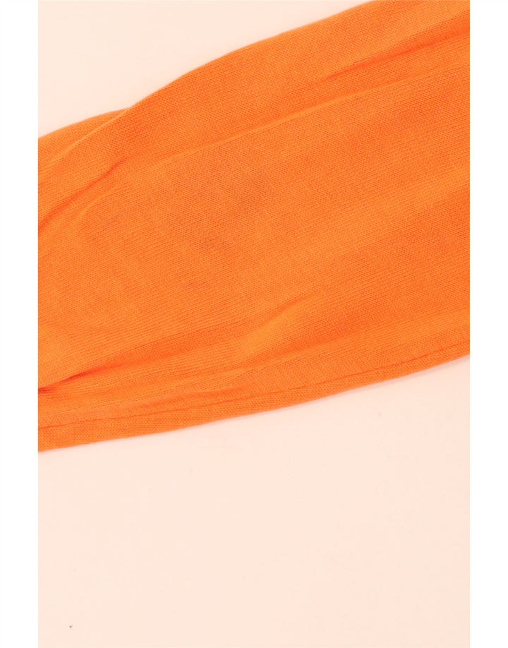 Henry Cottons Mens Crew Neck Jumper Sweater Medium Orange Cotton