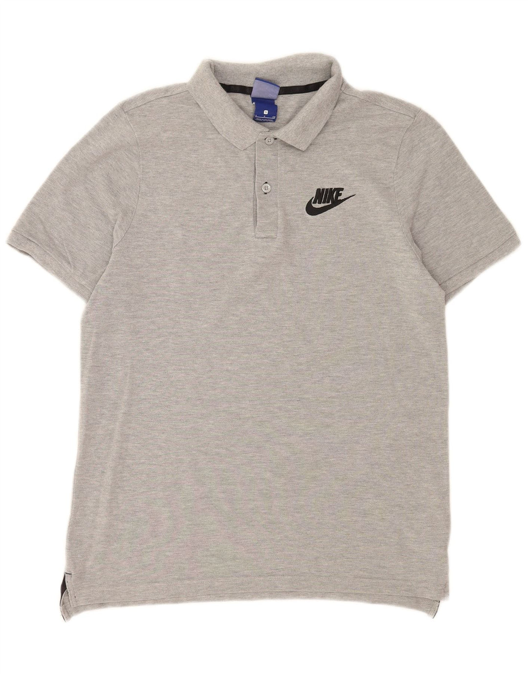 Nike Mens Polo Shirt Small Grey Cotton