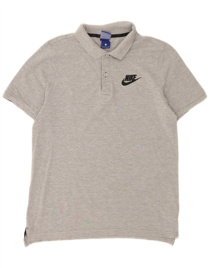 Nike Mens Polo Shirt Small Grey Cotton