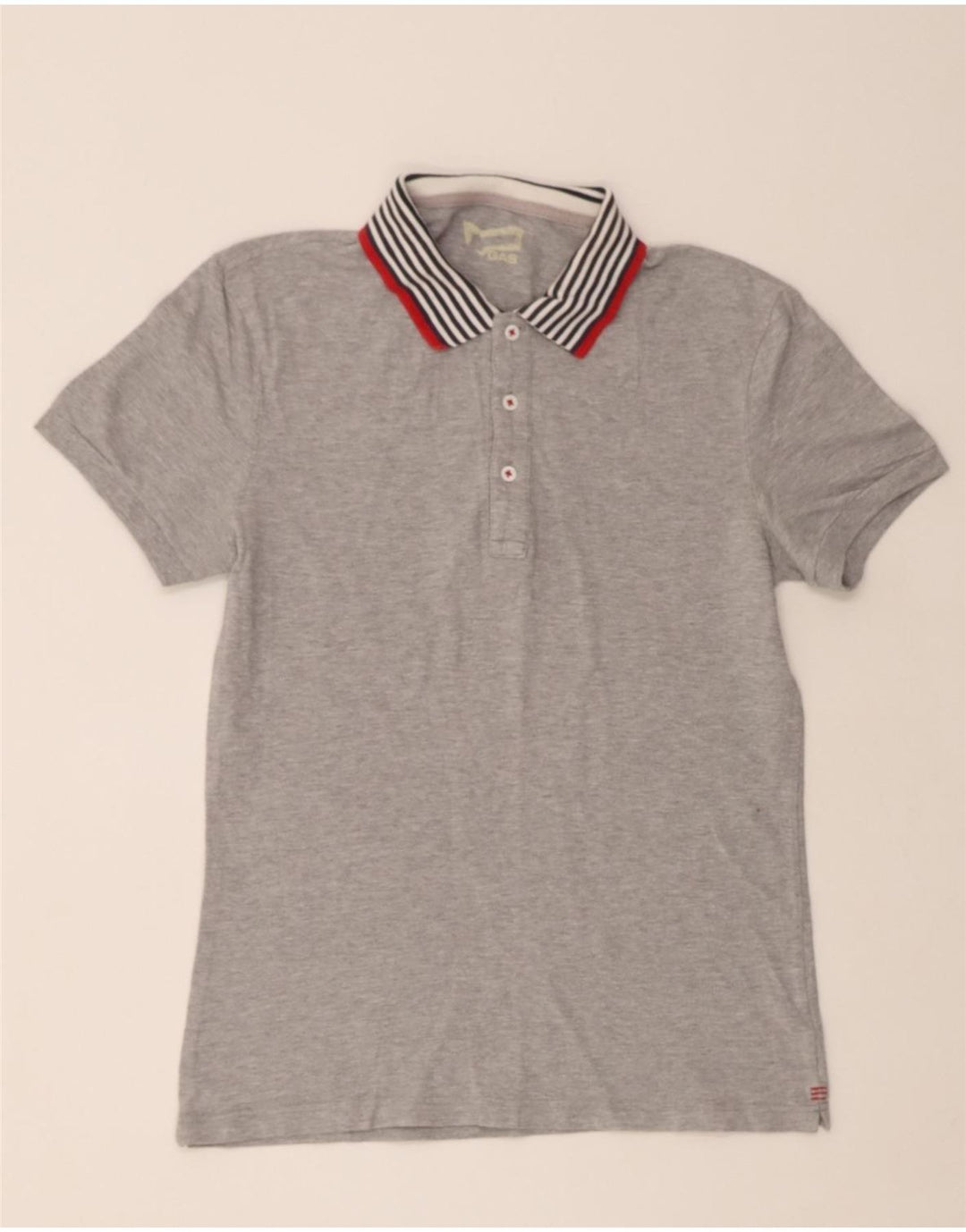 GAS Boys Polo Shirt 15-16 Years Large Grey Cotton Vintage Gas and Second-Hand Gas from Messina Hembry 