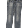 Levi's Womens 571 Slim Jeans W29 L30 Blue Cotton
