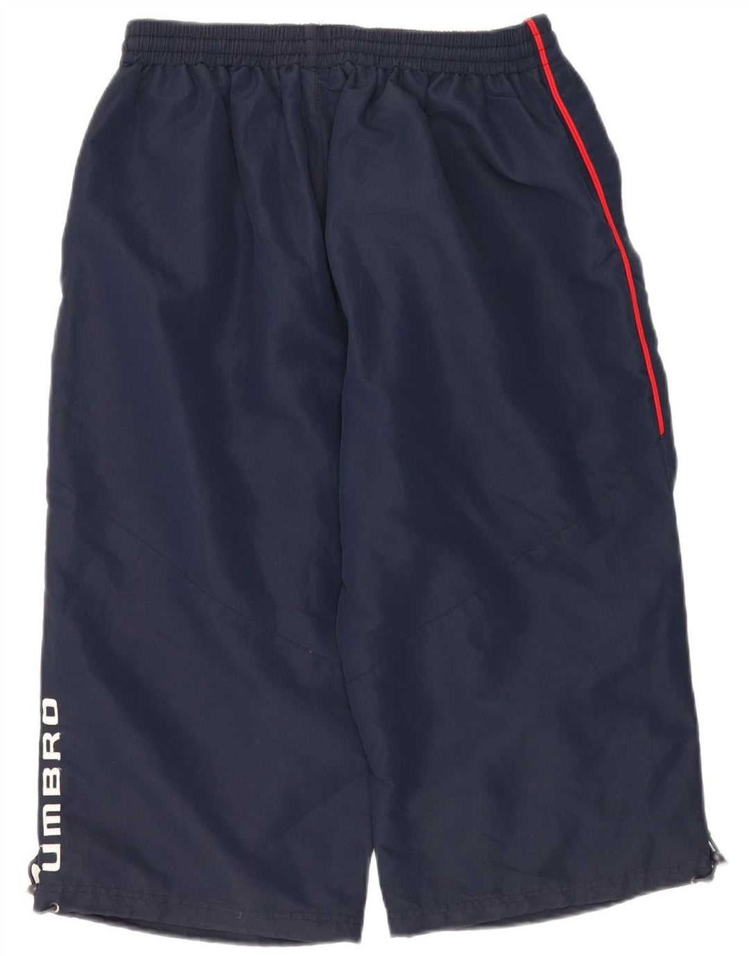 Umbro Mens Graphic Bermuda Sport Shorts Large  Navy Blue Polyester