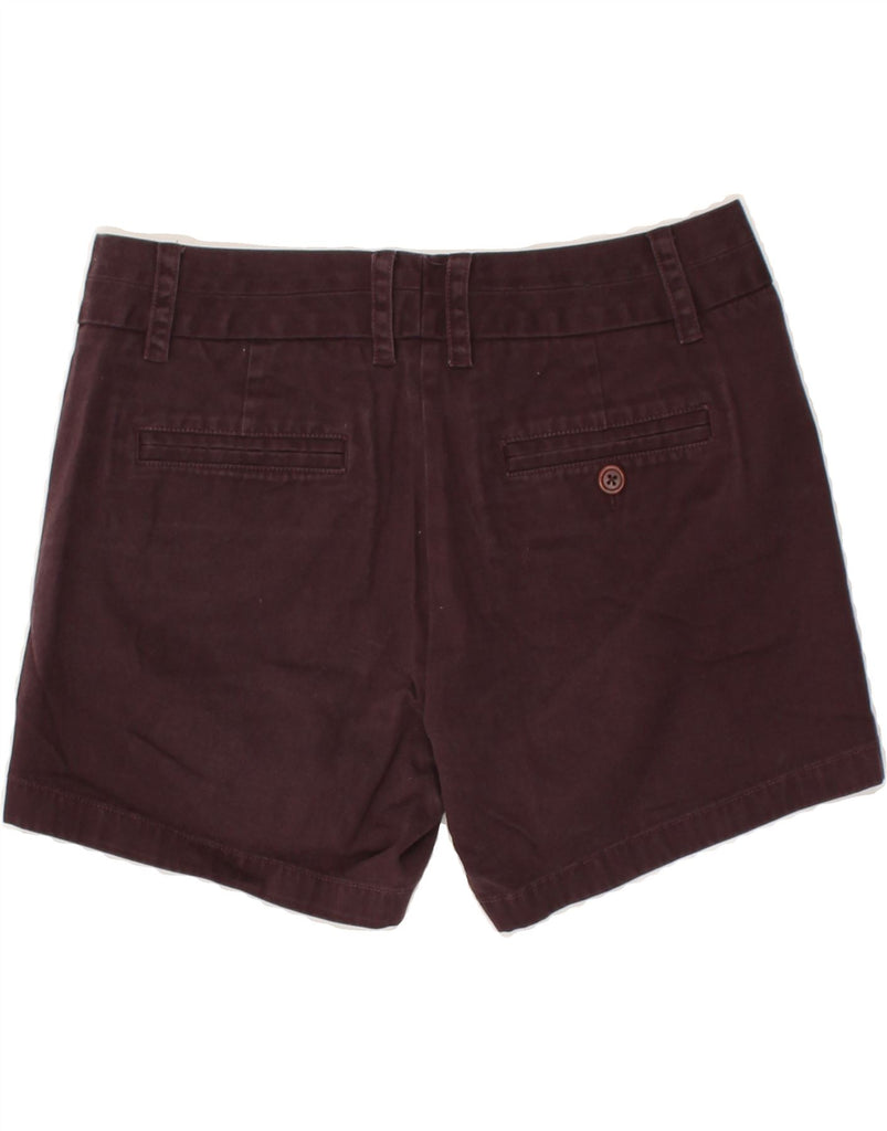 J. CREW Womens Chino Shorts US 2 XS W30 Maroon Cotton | Vintage J. Crew | Thrift | Second-Hand J. Crew | Used Clothing | Messina Hembry 