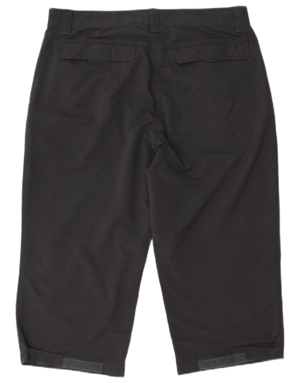 JACK WOLFSKIN Mens Cargo Bermuda Shorts W33 Medium Black Polyester