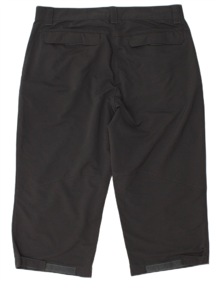 JACK WOLFSKIN Mens Cargo Bermuda Shorts W33 Medium Black Polyester