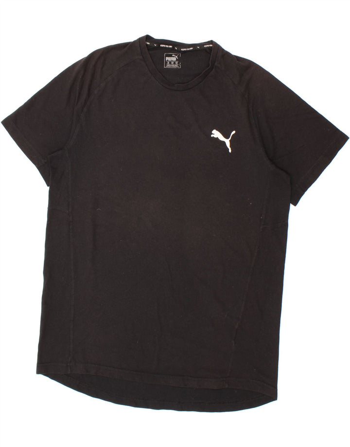 PUMA Womens T-Shirt Top UK 20 2XL Black Vintage Puma and Second-Hand Puma from Messina Hembry 