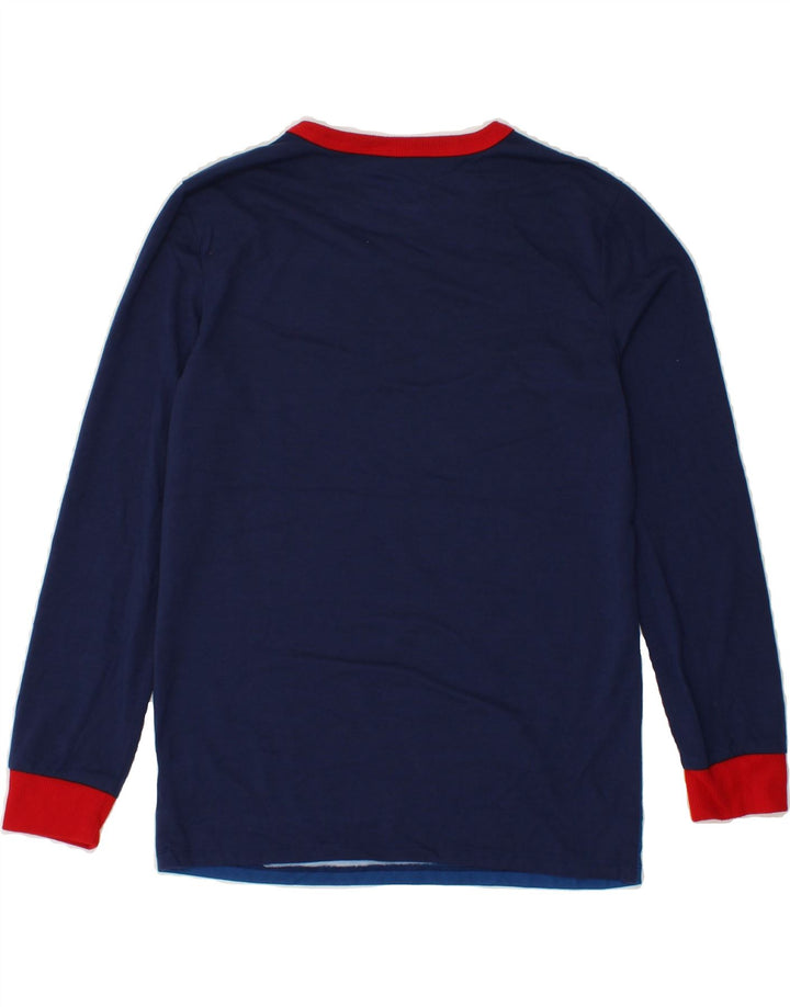 EDDIE BAUER Boys Graphic Top Long Sleeve 10-11 Years Medium Navy Blue Vintage Eddie Bauer and Second-Hand Eddie Bauer from Messina Hembry 