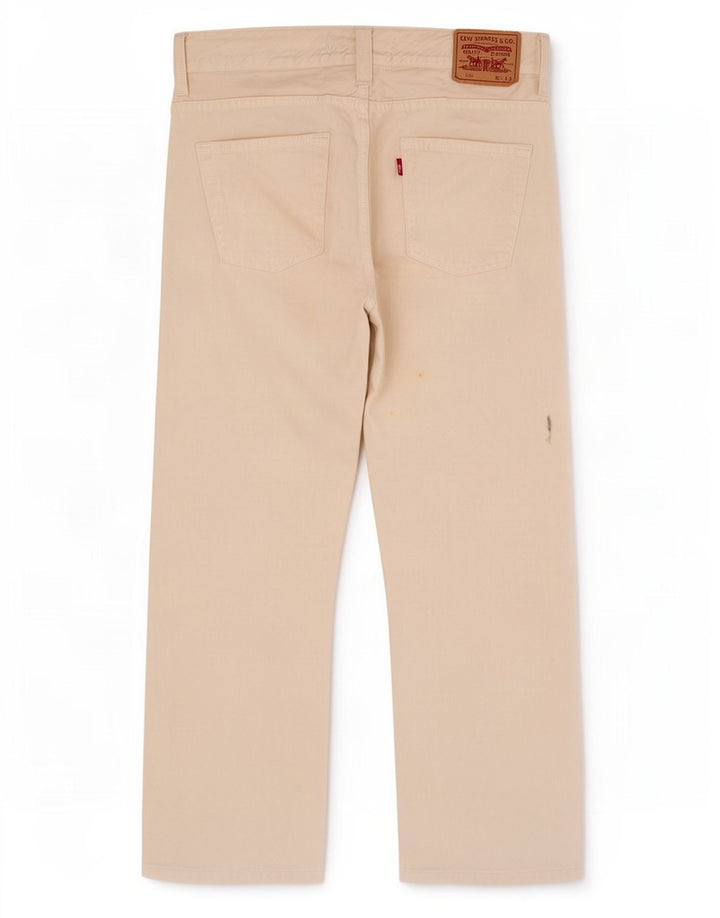 Levi's Mens 506 Straight Jeans W34 L26 White