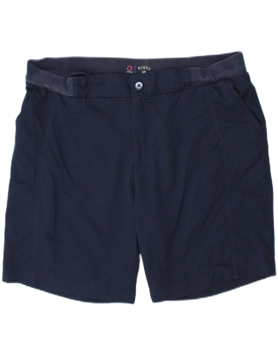 LEE Womens Plus Size Chino Shorts US 20 XL W40 Navy Blue Polyester Vintage Lee and Second-Hand Lee from Messina Hembry 