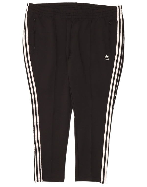 Adidas Womens Tracksuit Trousers UK 28/30 3XL Black Cotton Sports