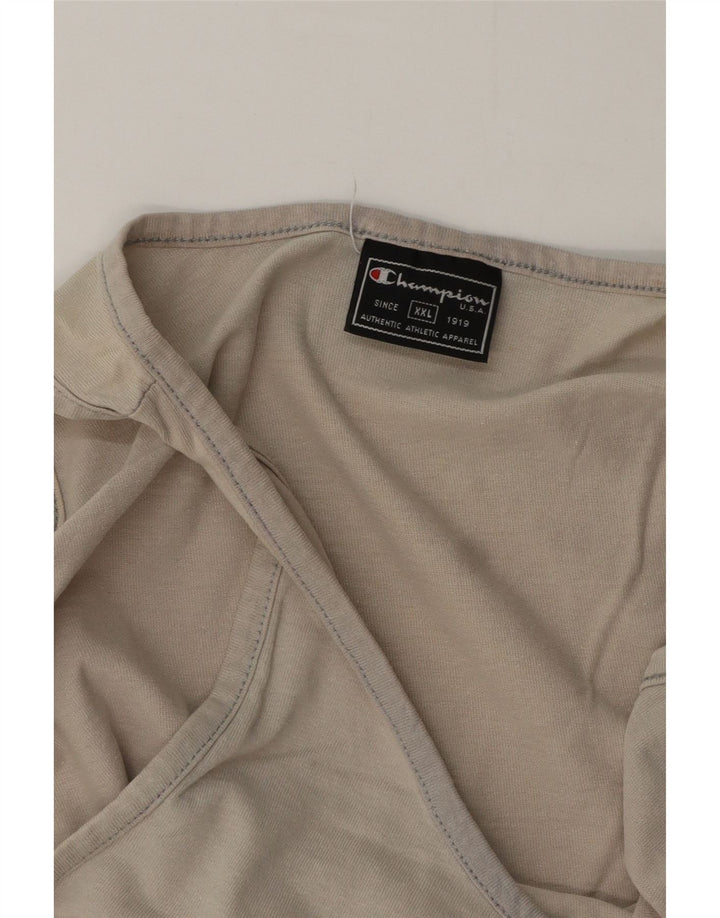 Champion Mens Vest Top 2XL Grey Cotton