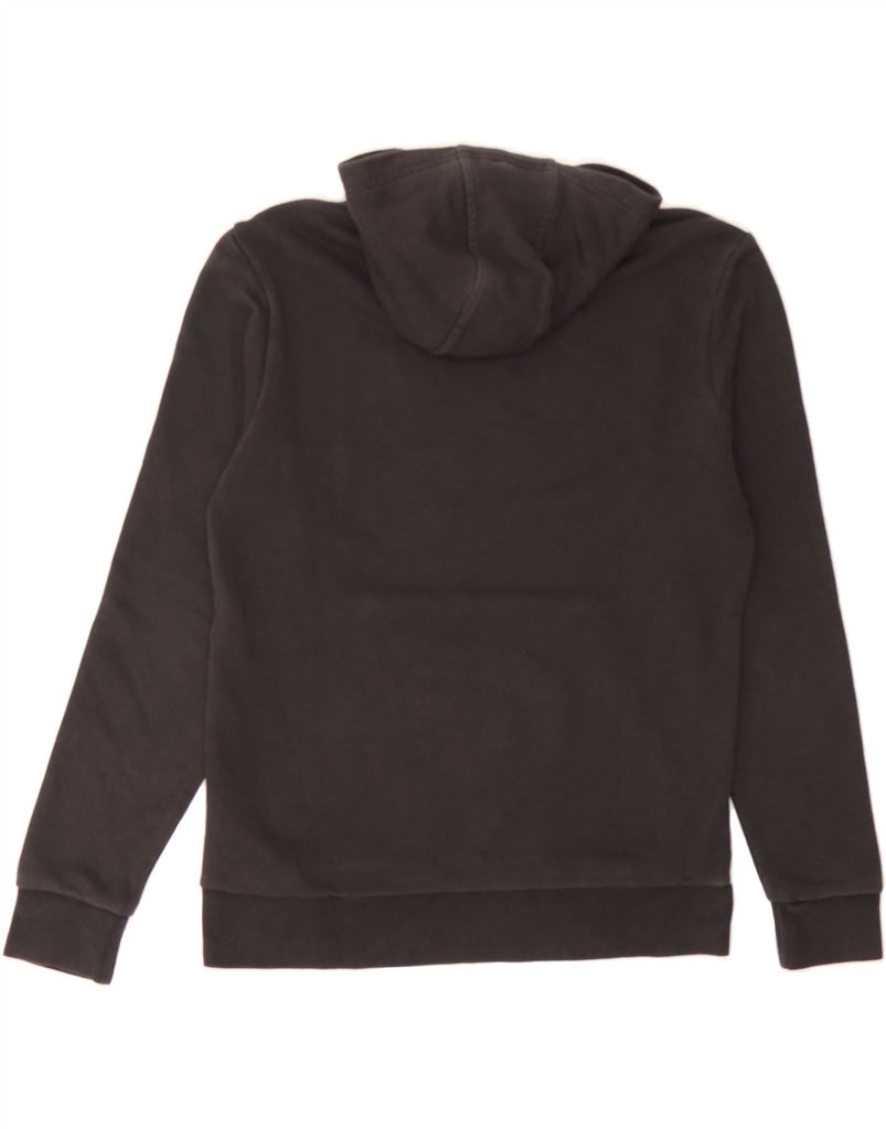 ADIDAS Girls Graphic Hoodie Jumper 12-13 Years Black Cotton Vintage Adidas and Second-Hand Adidas from Messina Hembry 