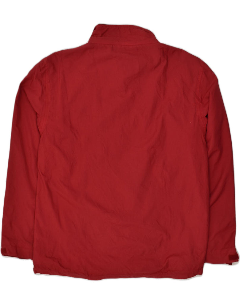 RUSSELL ATHLETIC Mens Rain Jacket UK 38 Medium Red | Vintage Russell Athletic | Thrift | Second-Hand Russell Athletic | Used Clothing | Messina Hembry 