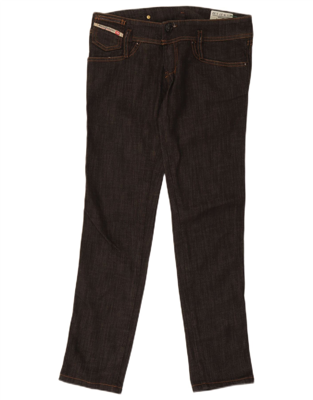 Diesel Womens Matic Slim Jeans W27 L29 Black Cotton