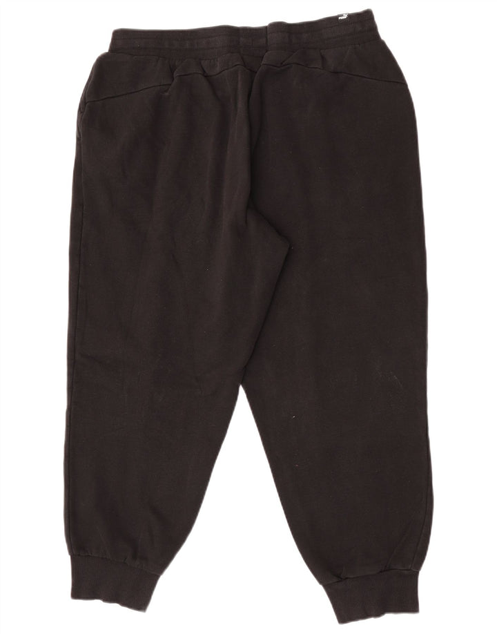 Puma Mens Tracksuit Trousers Joggers Large Black