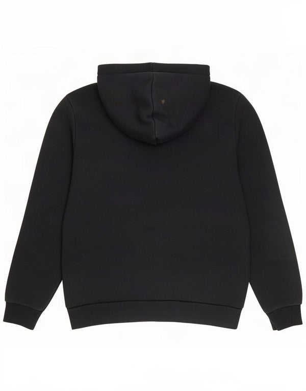 Puma Womens Graphic Oversized Hoodie Jumper UK 10 Small Black Cotton