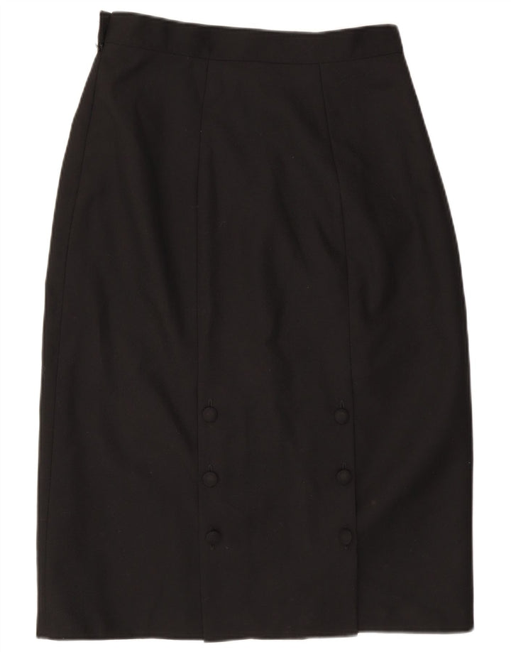 Michael H. Womens Straight Skirt UK 16 Large W32 Black