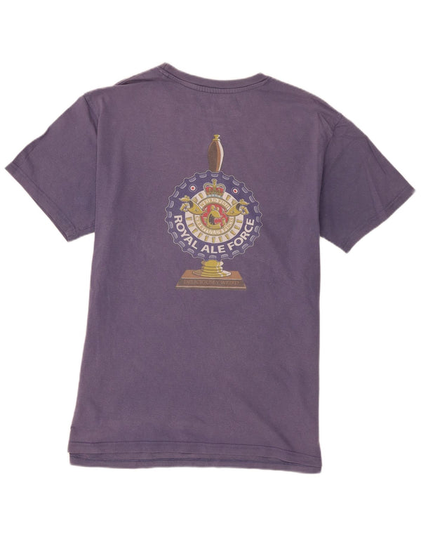 Weird Fish Mens Graphic T-Shirt Top Large Purple Cotton