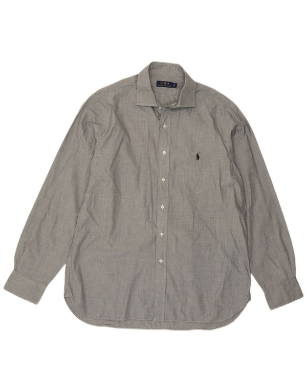 Polo Ralph Lauren Mens Shirt Size 17 43 XL Grey Cotton
