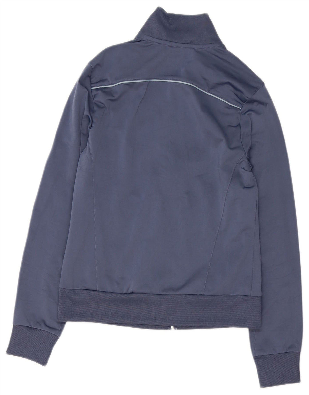 Puma Womens Tracksuit Top Jacket UK 12 Medium Navy Blue Colourblock