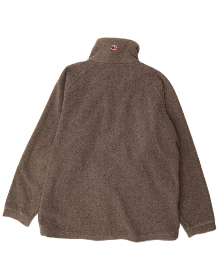 Berghaus Mens Fleece Jacket UK 40 Large Grey Polyester