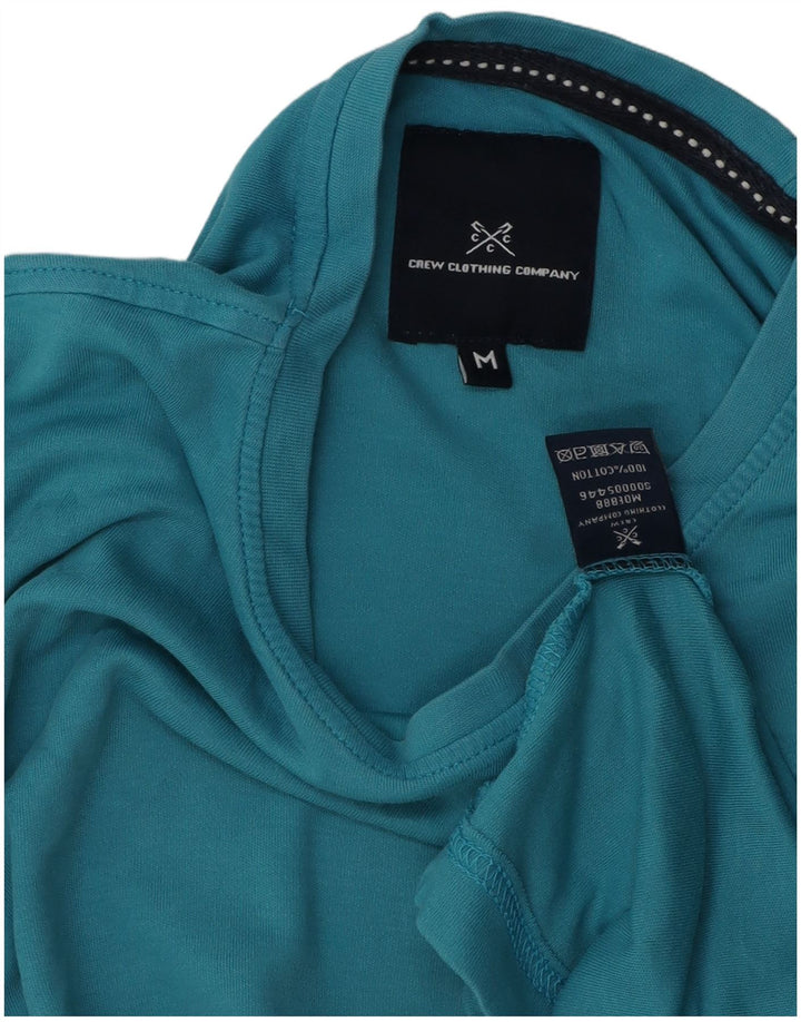 Crew Clothing Mens T-Shirt Top Medium Blue Cotton