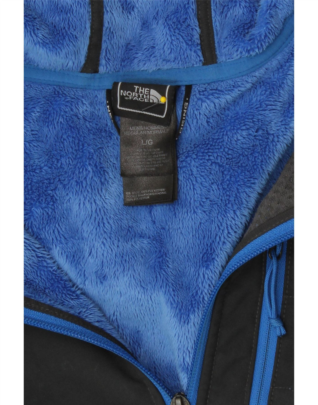 The North Face Mens Hooded Windbreaker Jacket UK 40 Large Grey Polyester